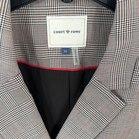 Court & Rowe Plaid Blazer NEW with tags - Picture 2 of 7